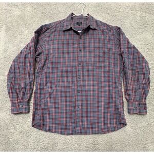 J. Crew Shirt Mens‎ Medium Heathered Plaid  Long Sleeve Button Down Cotton